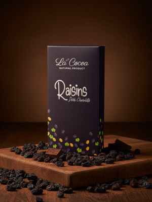 Raisin_front RAISIN ROYALE : With 71% Bean-To-Bar Dark Chocolate