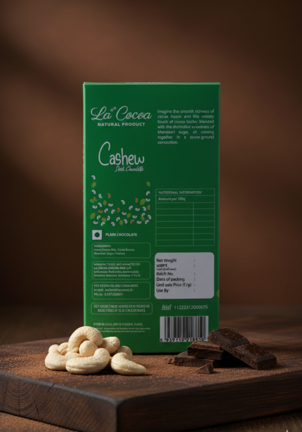 CASHEW CLASSIC: with 71% Bean-To-Bar Dark Chocolate